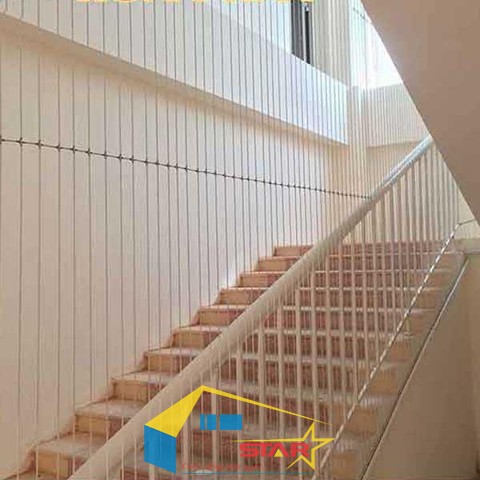 lắp đặt lưới an toàn, lưới cáp an toàn, lưới an toàn cầu thang, lưới an toàn ban công, lưới an toàn cho bé, lưới an toàn nhà phố, Tuấn Vinh Shop