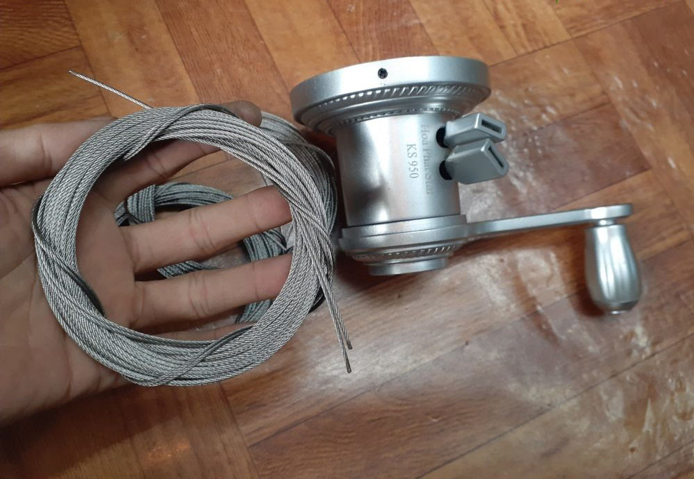 thay cáp giàn phơi, Tuấn Vinh Shop, Tay quay giàn phơi, cáp giàn phơi, thay tay quay, cáp giàn phơi