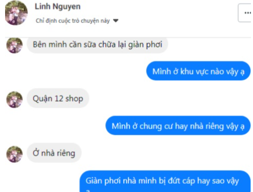 sửa giàn phơi, Tuấn Vinh Shop, sửa giàn phơi gắn trần,  Giàn phơi