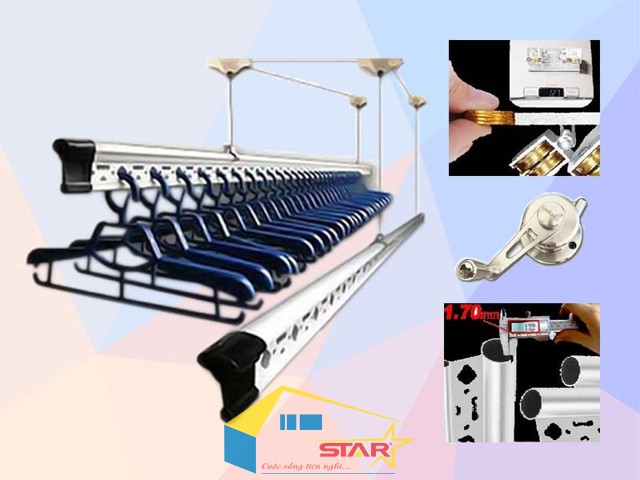 Giàn phơi thông minh Sankaku, Giàn phơi thông minh, giàn phơi Sankaku, Dây cáp inox 304, Tuấn Vinh Shop, giàn phơi Sankaku, Địa chỉ cung cấp phụ kiện giàn phơi thông minh Gianphoithongminh.org,