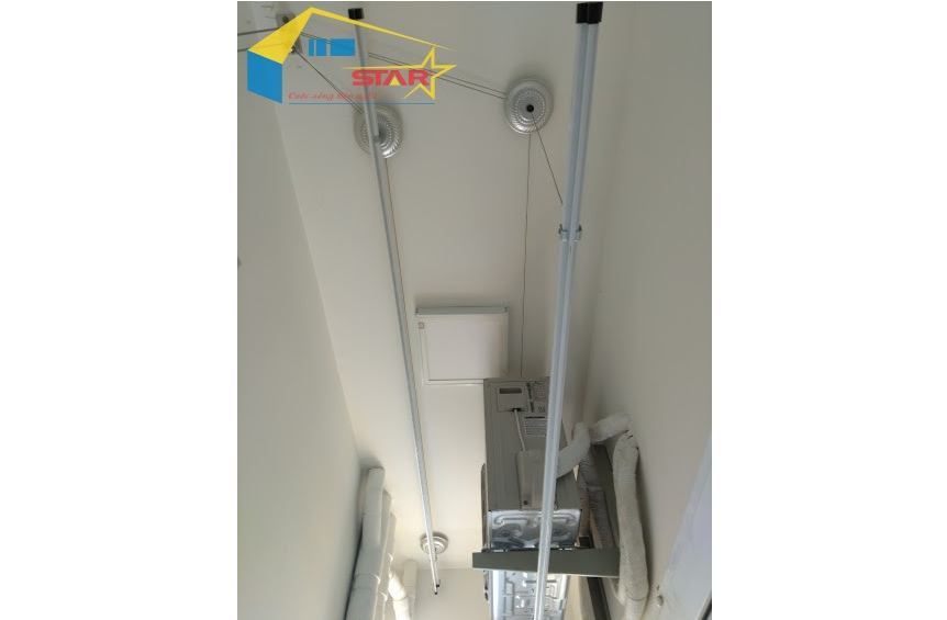 giàn phơi hòa phát ks950, giá giàn phơi ks950, giàn phơi ks950 chính hãng, giàn phơi thông minh tay quay hcm, giàn phơi ks950 tp hcm, tuấn vinh shop lắp giàn phơi hòa phát