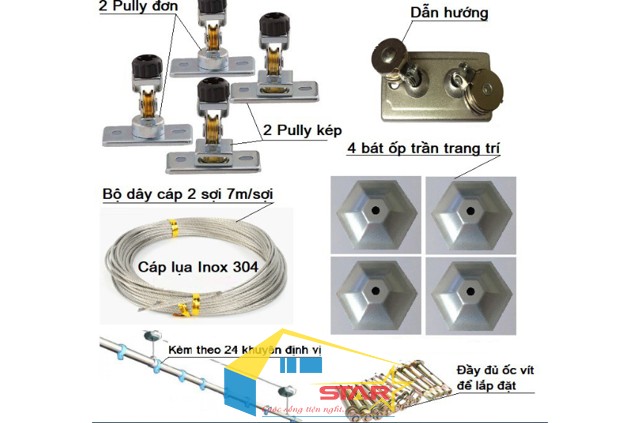 thay dây cáp giàn phơi, sửa giàn phơi bị đứt dây, giàn phơi bị lệch, giàn phơi quay nặng tay, sửa giàn phơi hòa phát, thay dây giàn phơi tphcm, giàn phơi bị kẹt dây