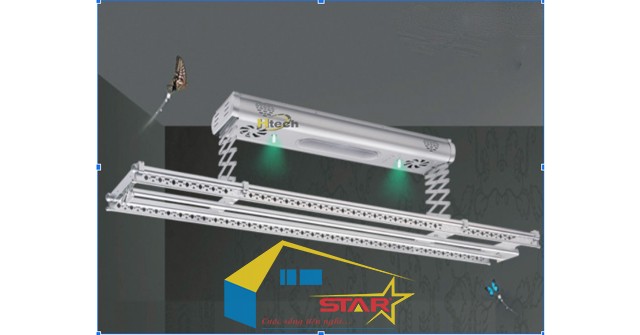 giàn phơi điều khiển từ xa, Tuấn Vinh Shop, giàn phơi điện tử, giàn phơi tự động
