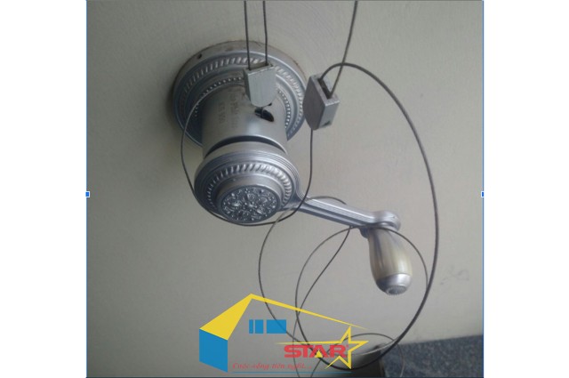 bảo dưỡng giàn phơi, sửa giàn phơi thông minh, thay dây cáp giàn phơi, bảo trì giàn phơi, Tuấn Vinh Shop, thợ sửa giàn phơi