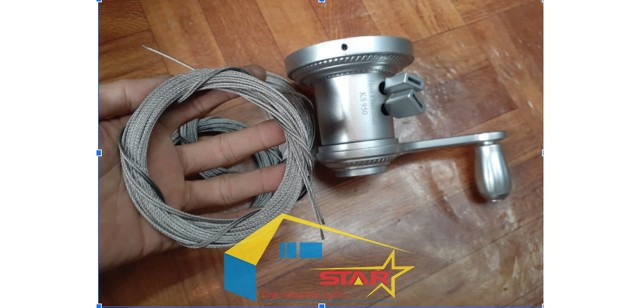 thay dây cáp giàn phơi, sửa giàn phơi thông minh, dây cáp inox giàn phơi, thay dây giàn phơi tại TP.HCM, Tuấn Vinh Shop