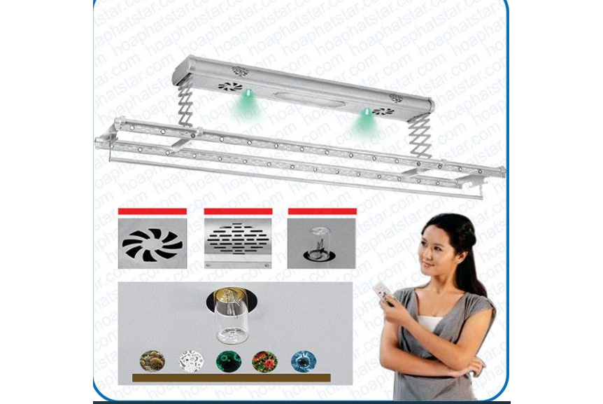 giàn phơi thông minh bấm điện, giàn phơi thông minh bấm điện tự động, giàn phơi bấm điện, giàn phơi thông minh, giàn phơi quần áo điện tử, lắp giàn phơi tự động