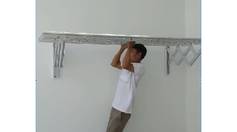 Giàn phơi thông minh gắn tường, Giàn phơi xếp gắn tường, Sản phẩm giàn phơi thông minh, Giàn phơi điều khiển từ xa, Cấu tạo giàn phơi thông minh gắn tường, Tuấn Vinh Shop