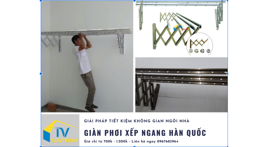 Giàn phơi thông minh gắn tường, Giàn phơi xếp gắn tường, Sản phẩm giàn phơi thông minh, Giàn phơi điều khiển từ xa, Cấu tạo giàn phơi thông minh gắn tường, Tuấn Vinh Shop