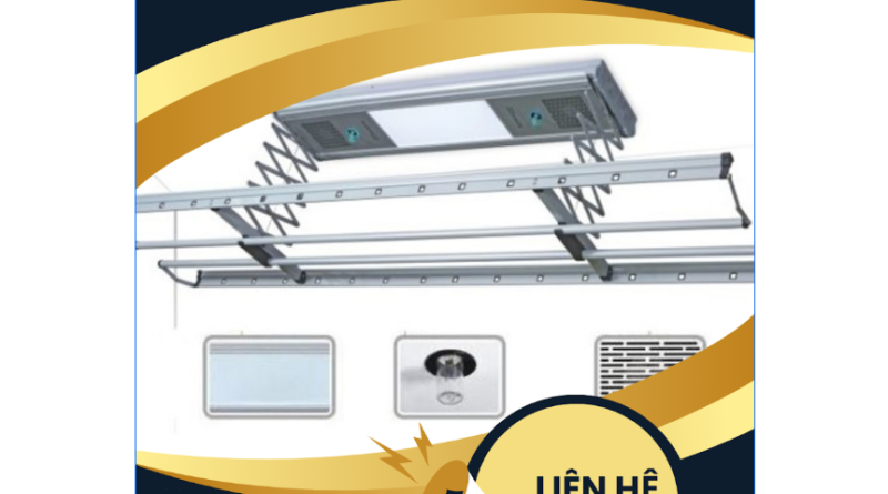 Giàn phơi bấm điện tự động, Giàn phơi bấm điện, Hướng dẫn sử dụng giàn phơi tự động, Giàn phơi gắn trần, Giàn phơi điều khiển từ xa, Sản phẩm giàn phơi bấm điện tự động