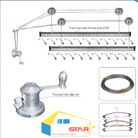 Giàn phơi thông minh, Mua giàn phơi thông minh cho nhà chung cư, Giàn phơi nhập khẩu, Sản phẩm giàn phơi thông minh, Mẫu giàn phơi