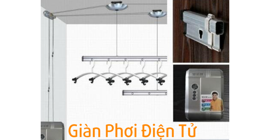 Giàn phơi thông minh bấm điện tự động, Lắp đặt giàn phơi thông minh, Giàn phơi bấm điện tự động, Sản phẩm giàn phơi thông minh, Giàn phơi bấm điện