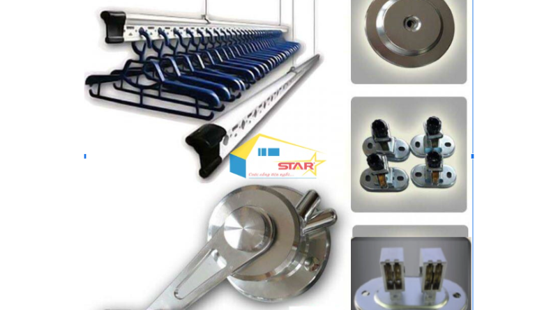 Giàn phơi thông minh tay quay, Giàn phơi thông minh, Giàn phơi, Mua giàn phơi thông minh quay liền, Giàn phơi thông minh tay quay, Giàn phơi Hòa Phát