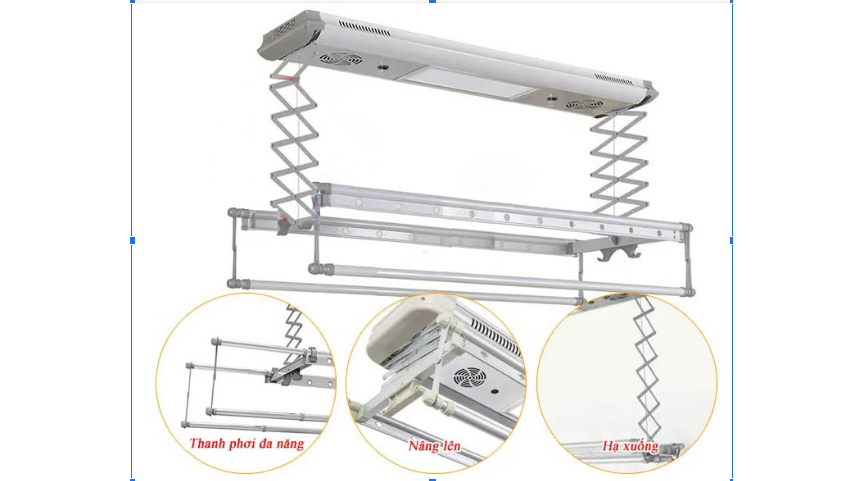 Ưu nhược điểm giàn phơi bấm điện tự động, Giàn phơi thông minh bấm điện tự động, Giàn phơi bấm điện, Sản phẩm giàn phơi, Lắp giàn phơi, Giàn phơi tự động