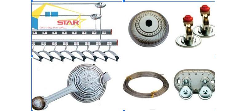 Giàn phơi thông minh STAR HP250, Giàn phơi HP250, Giàn phơi hợp kim nhôm Niken, Giàn phơi tải trọng 55kg, Mua giàn phơi thông minh, Lắp đặt giàn phơi