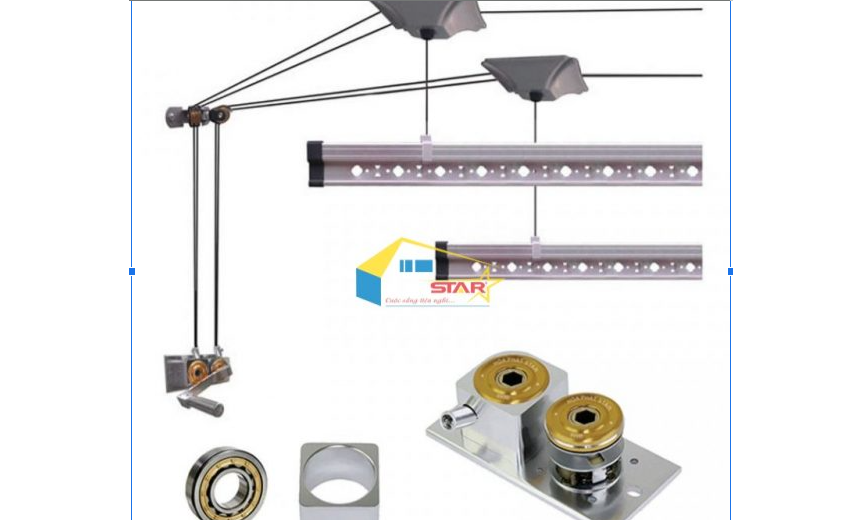 Giàn phơi thông minh STAR HP999A, Giàn phơi HP999A, Giàn phơi inox chống gỉ, Giàn phơi quần áo thông minh, Giàn phơi tải trọng 50kg, Lắp giàn phơi