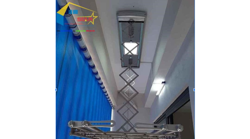 Giàn phơi thông minh điều khiển từ xa, Giàn phơi quần áo điều khiển từ xa, Lắp giàn phơi tự động, Giàn phơi có sấy UV, Vẻ đẹp giàn phơi tự động, Mẫu giàn phơi hiện đại